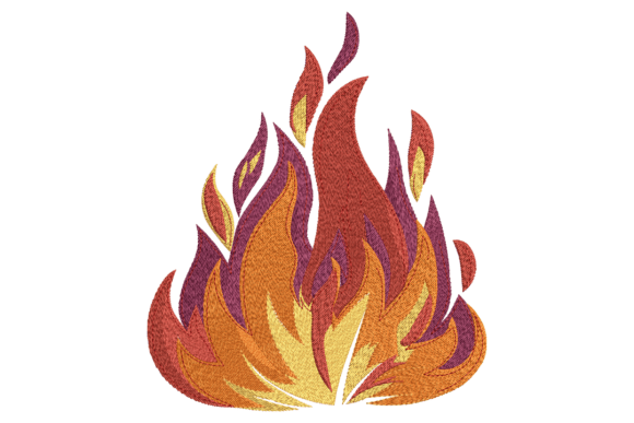 Camping Fire Flame Embroidery Review