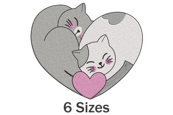Couple Cats and Heart Embroidery Review