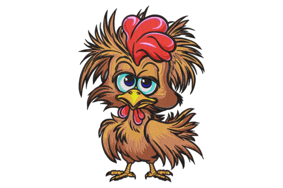 Crazy Rooster Embroidery Design Review