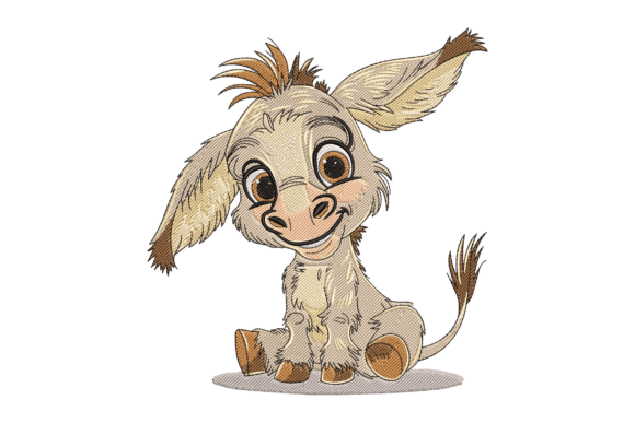 Cute Baby Donkey Embroidery Design Review