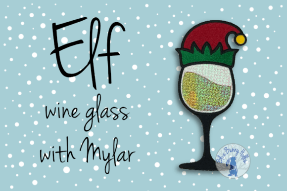 Elf Wine Glass: A Festive Embroidery Review for Sellers