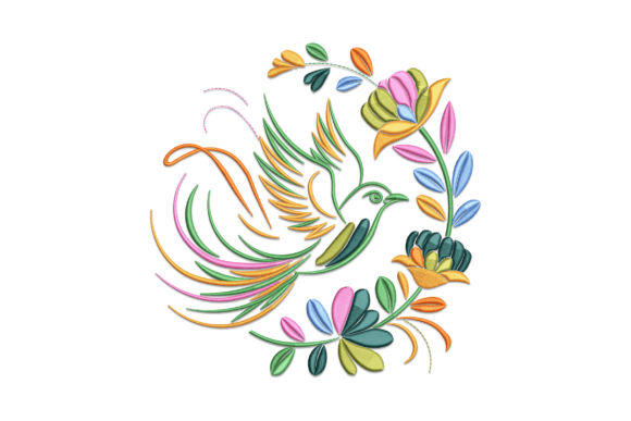 Folk Art Bird: A Seasonal Embroidery Review