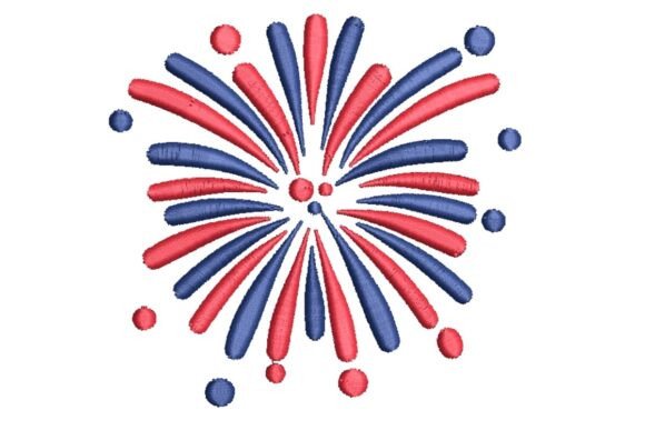 Red and Blue Fireworks Burst: A Designer Review