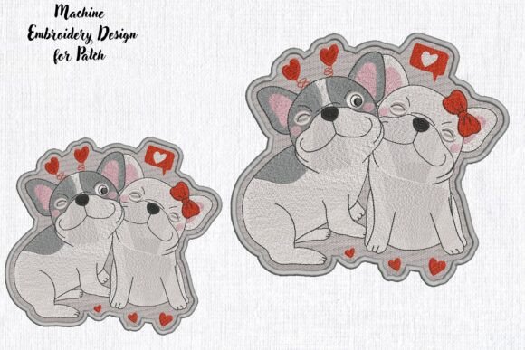 Review: Patch Cute Funny French Bulldog Couple for Merch