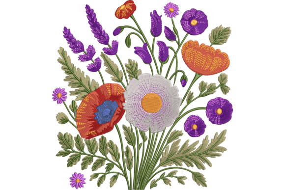 Reviewing Colorful Wildflower Bouquet for Sweatshirts