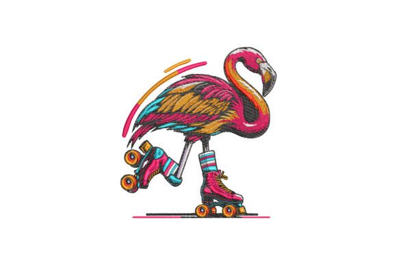 Roller Flamingo: A Seasonal Embroidery Review