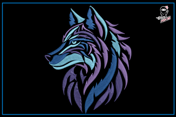 Tribal Wolf Portrait: A Designer's Review